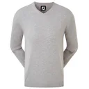 FootJoy Wool Blend V-Neck męski sweter, szary