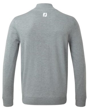 FootJoy Wool Blend Lined 1/2 Zip męski sweter, szary