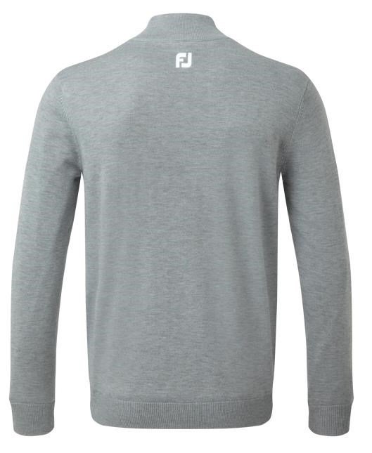 FootJoy Wool Blend Lined 1/2 Zip męski sweter, szary