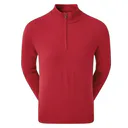 FootJoy Wool Blend Lined 1/2 Zip męski sweter, czerwony