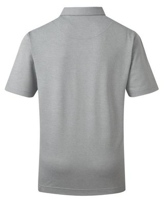Footjoy Stretch Pique Solid dziecięce polo, szare