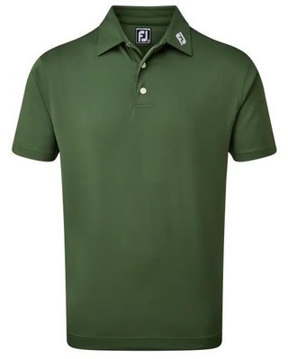 FootJoy Stretch Pique Solid Athletic Fit męskie polo, oliwkowe