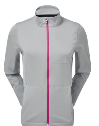FootJoy Hydroknit damska wodoodporna kurtka, szaro/różowa