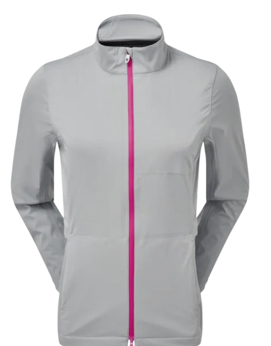 FootJoy Hydroknit damska wodoodporna kurtka, szaro/różowa