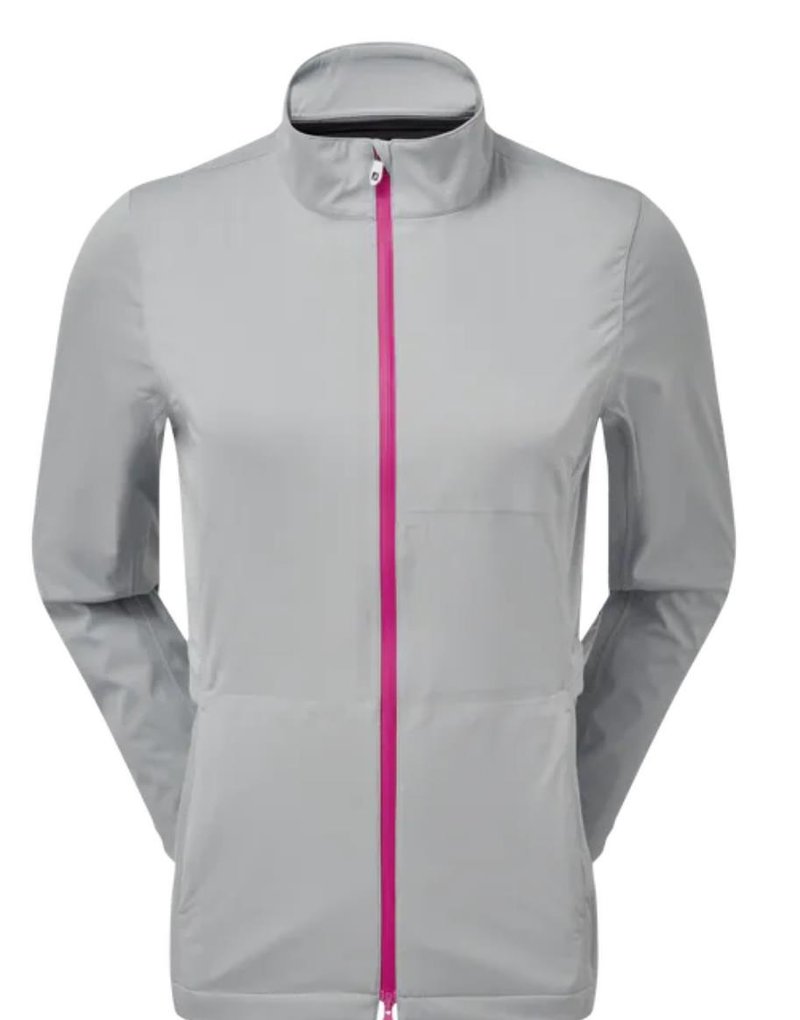 FootJoy Hydroknit damska wodoodporna kurtka, szaro/różowa