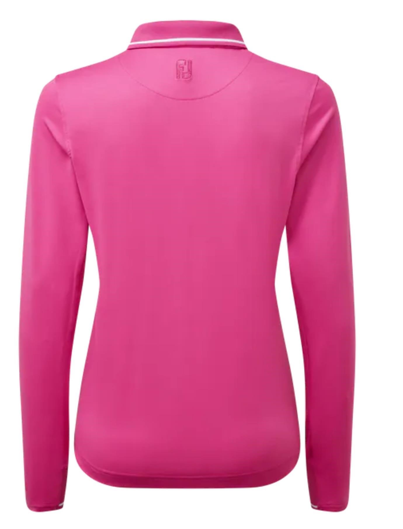 FootJoy Thermal Long Sleeved damskie polo, różowe