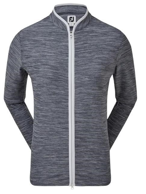 FootJoy Full Zip Space Dye Fleece damska bluza, granatowo/biała