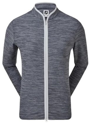 FootJoy Full Zip Space Dye Fleece damska bluza, granatowo/biała