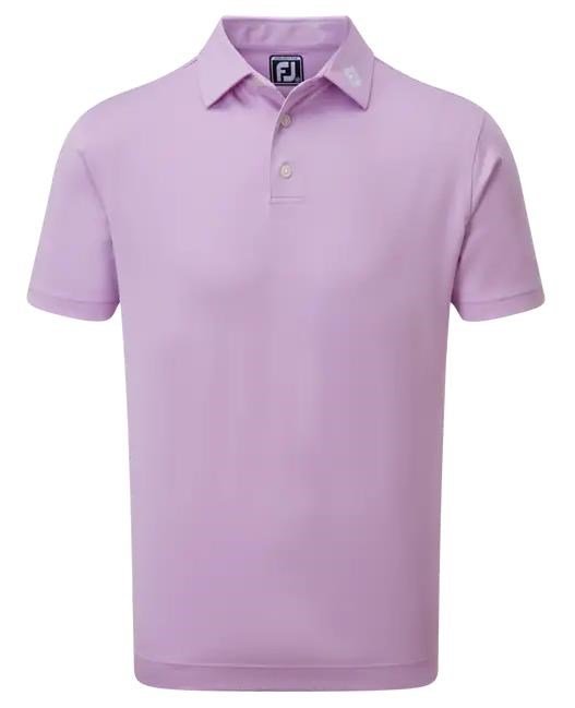 FootJoy Stretch Pique Solid Athletic Fit męskie polo, lavendel