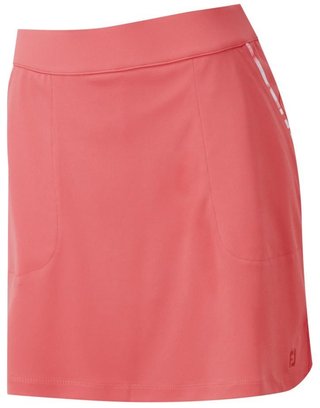 FootJoy Interlock Watercolour Trim spódnica golfowa, bright coral