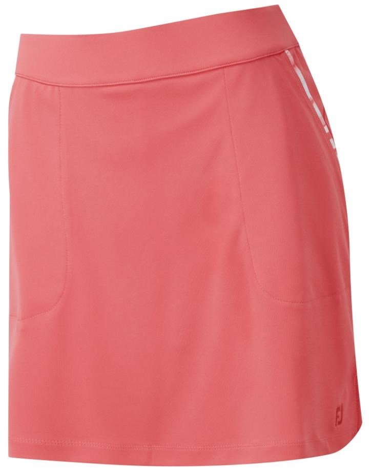 FootJoy Interlock Watercolour Trim spódnica golfowa, bright coral
