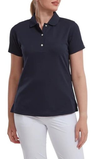 FootJoy Stretch Pique Solid damskie polo, granatowe