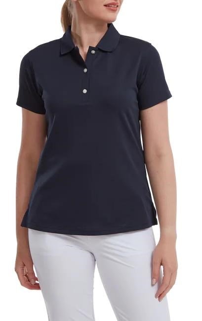 FootJoy Stretch Pique Solid damskie polo, granatowe
