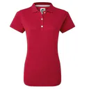 FootJoy Stretch Pique Solid damskie polo, czerwone