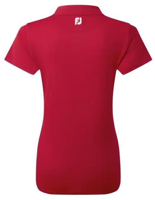 FootJoy Stretch Pique Solid damskie polo, czerwone