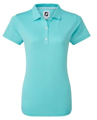 FootJoy Stretch Pique Solid damskie polo, aqua