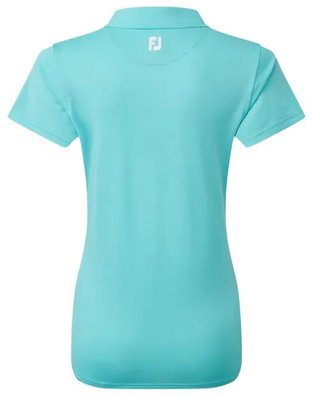FootJoy Stretch Pique Solid damskie polo, aqua