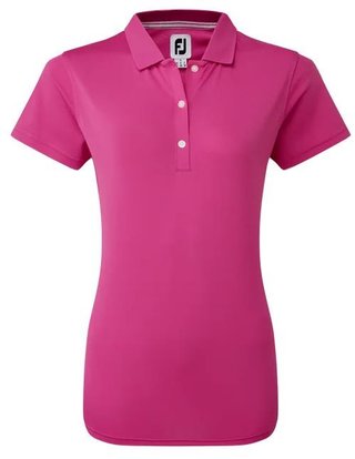 FootJoy Stretch Pique Solid damskie polo, różowe