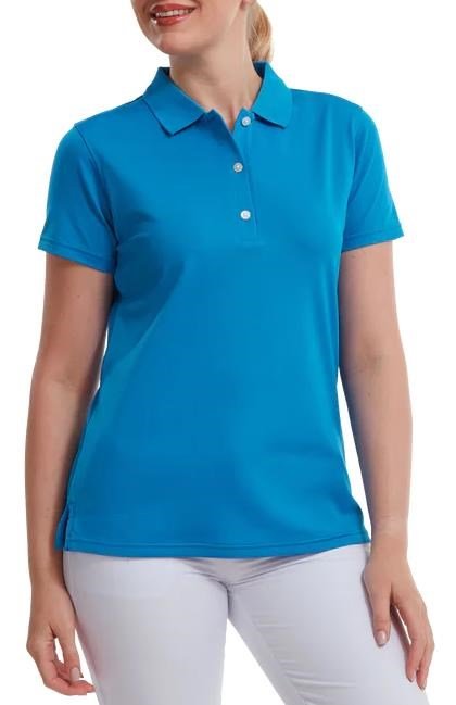 FootJoy Stretch Pique Solid damskie polo, cobalt