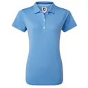 FootJoy Stretch Pique Solid damskie polo, jasno niebieskie