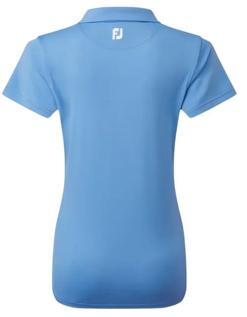 FootJoy Stretch Pique Solid damskie polo, jasno niebieskie