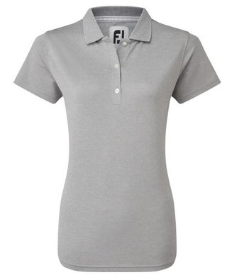 FootJoy Stretch Pique Solid damskie polo, szare