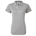 FootJoy Stretch Pique Solid damskie polo, szare