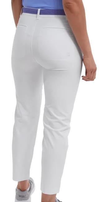 FootJoy Stretch Cropped 7/8 damskie spodnie, białe