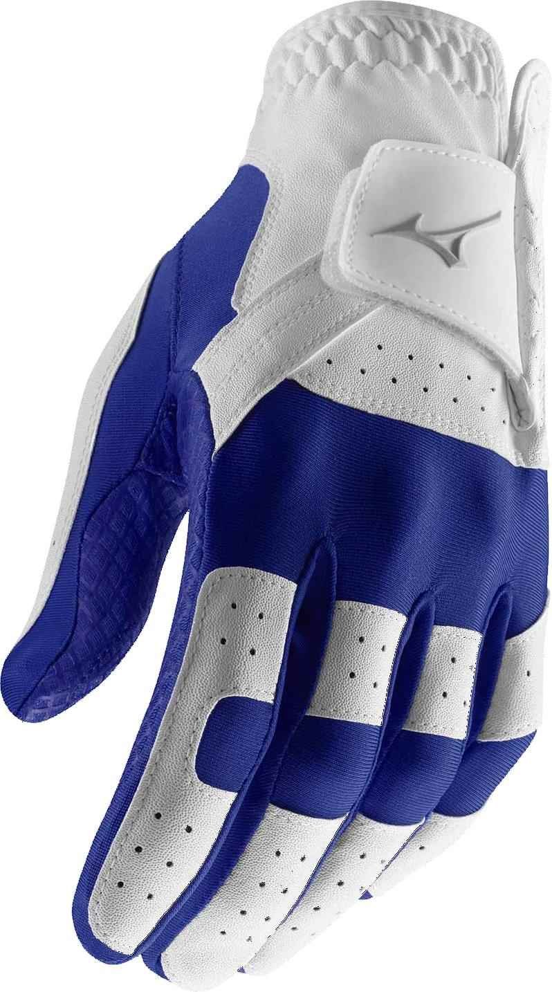 Mizuno Stretch męska rękawiczka golfowa, biało/niebieska