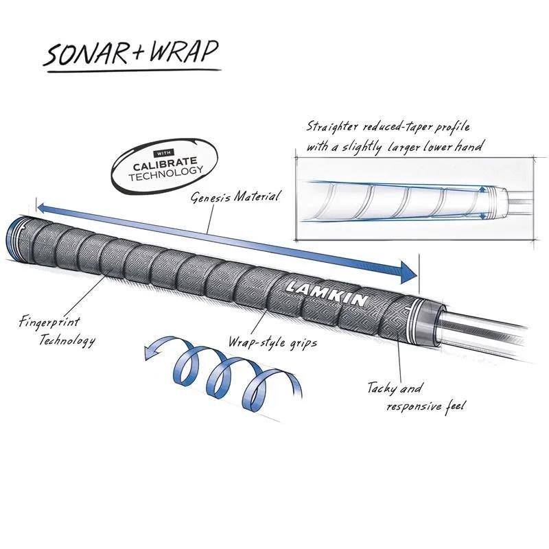 Lamkin Sonar Wrap + Calibrate grip, Standard