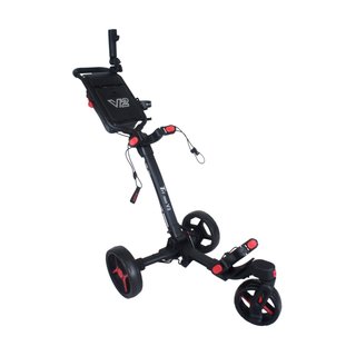 Axglo Tri-360 V2 wózek golfowy, czarno/czerwony
