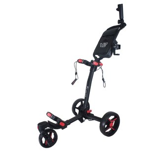 Axglo Tri-360 V2 wózek golfowy, czarno/czerwony