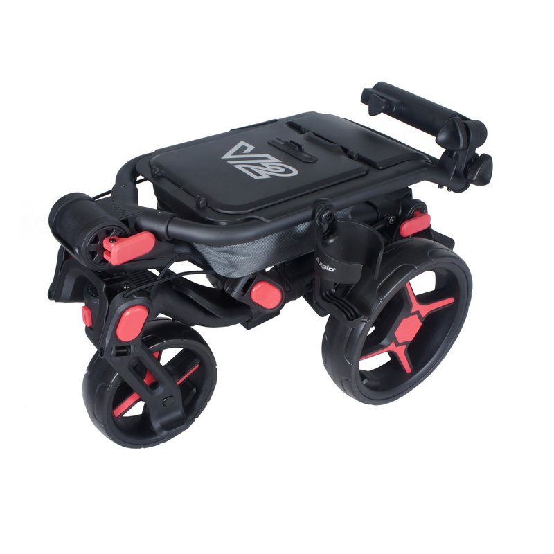 Axglo Tri-360 V2 wózek golfowy, czarno/czerwony