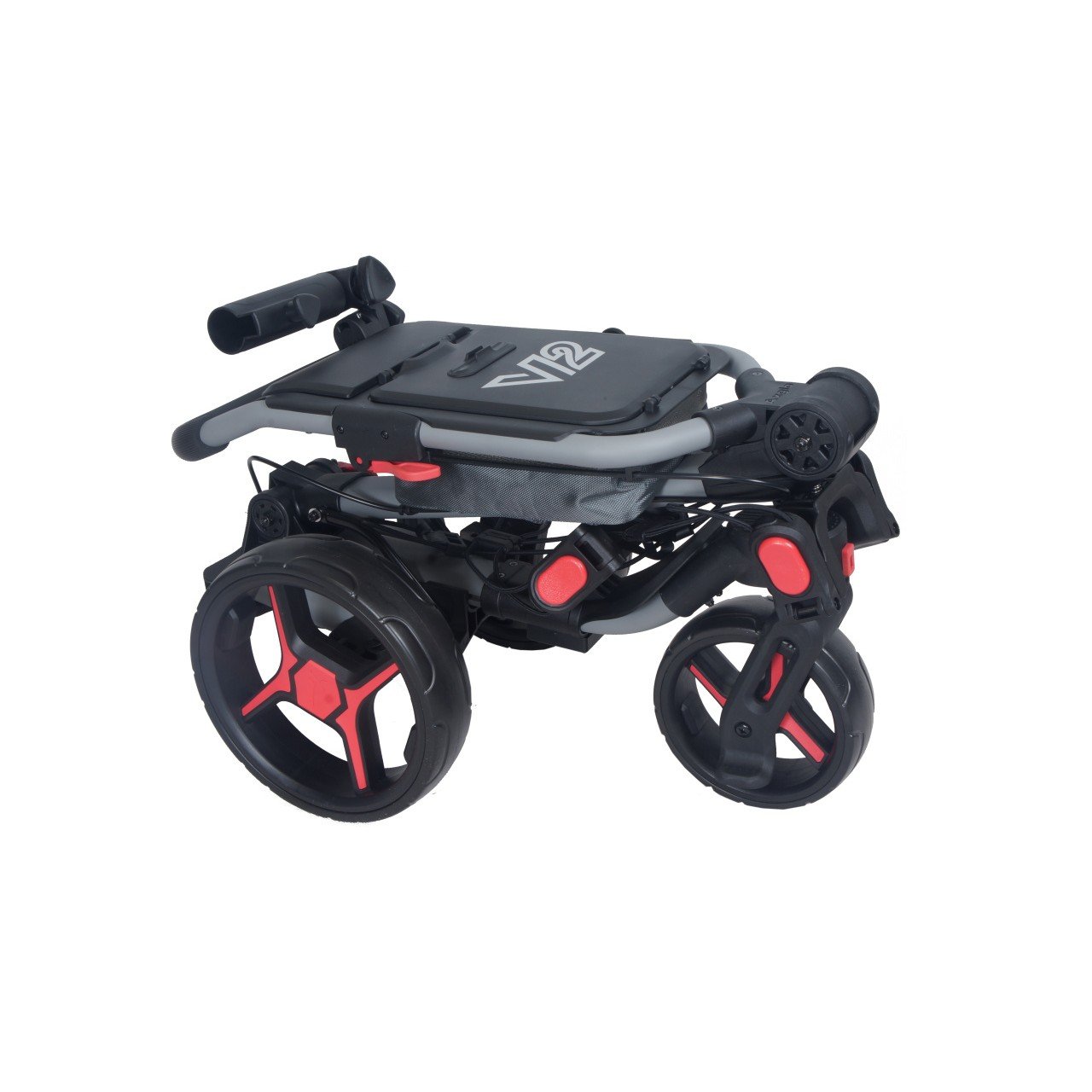 Axglo Tri-360 V2 wózek golfowy, szaro/czerwony