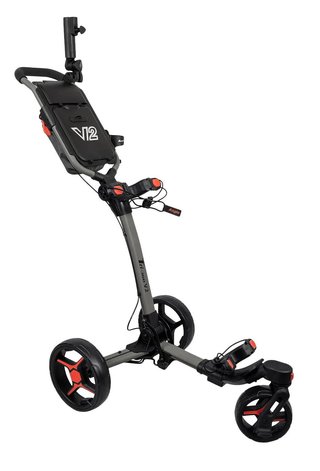 Axglo Tri-360 V2 wózek golfowy, szaro/czerwony