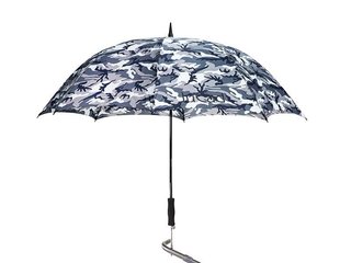 JuCad Teleskopowy parasol golfowy 68" z pinezką, moro/szary