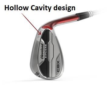 Cleveland CBX ZipCore męska wedge, stal