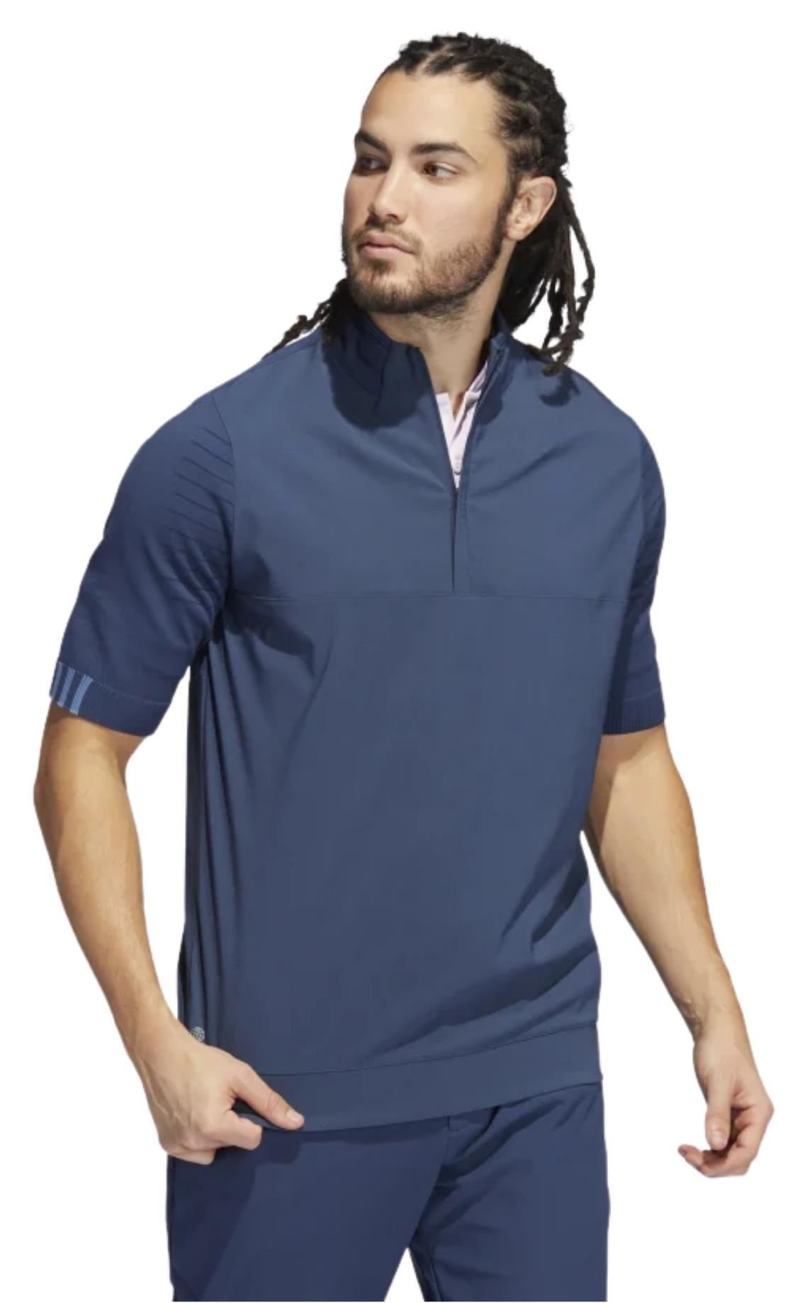 Adidas Primeknit Statement 1/4 Zip męska bluza, granatowa