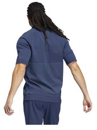 Adidas Primeknit Statement 1/4 Zip męska bluza, granatowa