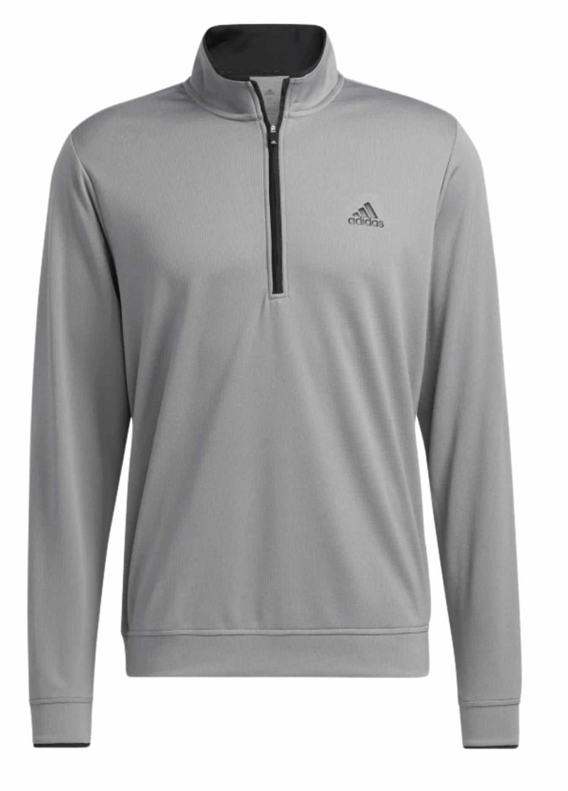 Adidas Quarter Zip męska bluza, szaro/czarna