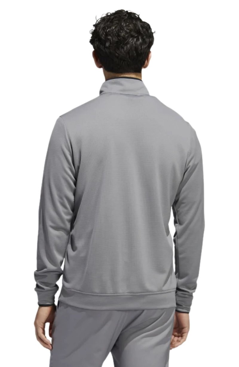 Adidas Quarter Zip męska bluza, szaro/czarna