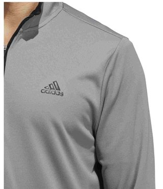Adidas Quarter Zip męska bluza, szaro/czarna