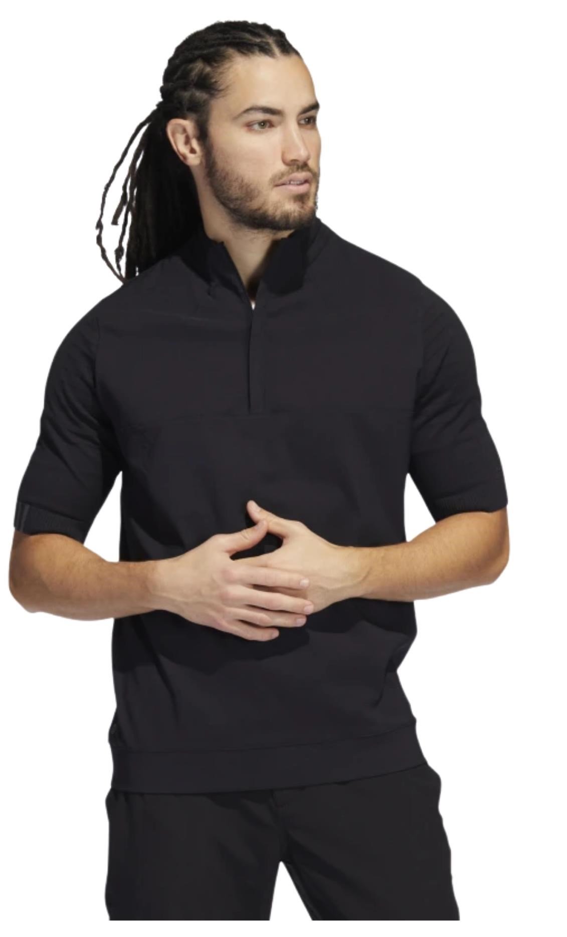Adidas Primeknit Statement 1/4 Zip męska bluza, czarna