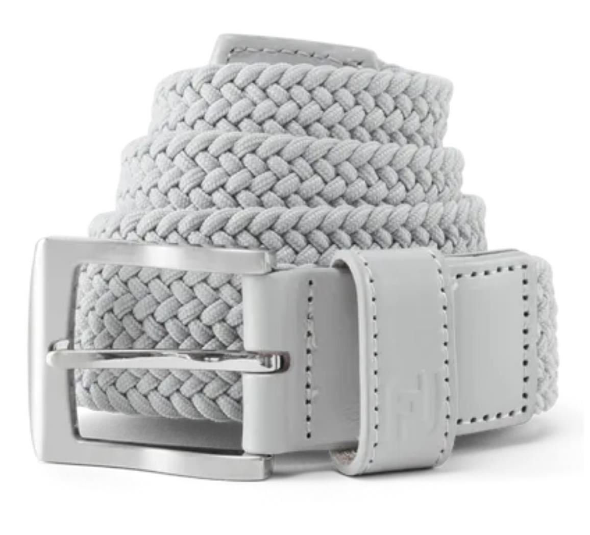 FootJoy Braided pasek męski, szary