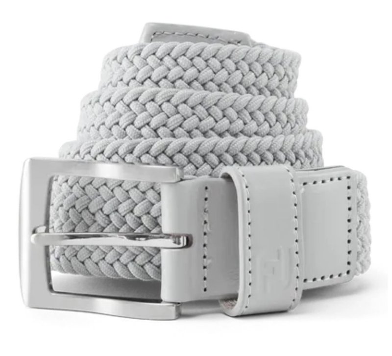 FootJoy Braided pasek męski, szary