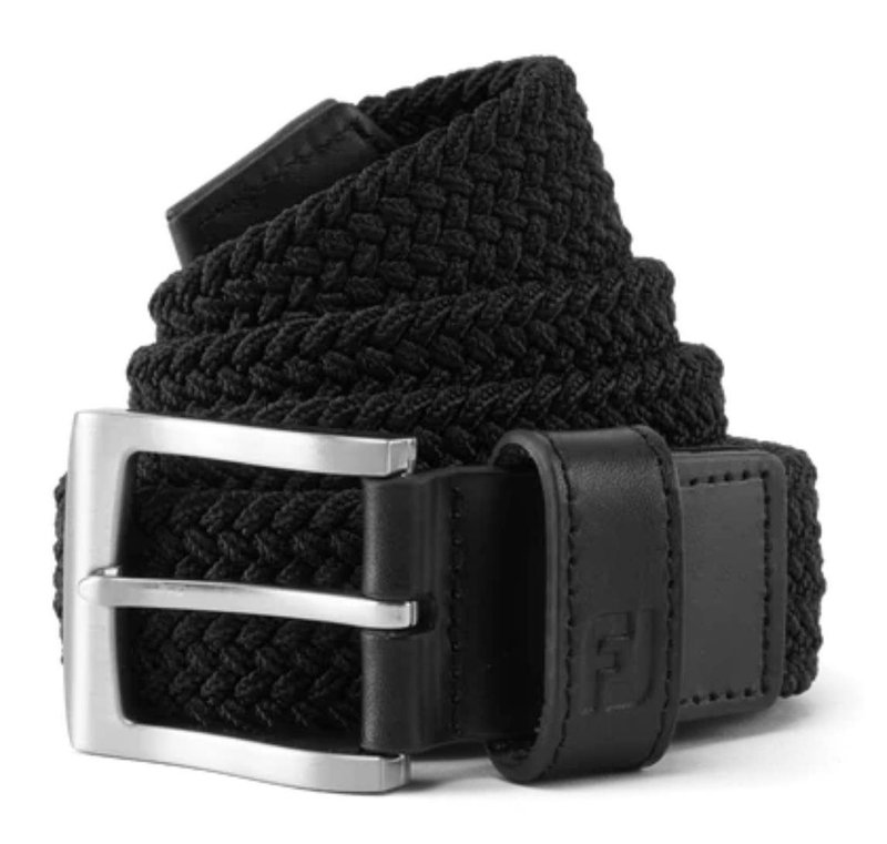 FootJoy Braided pasek męski, czarny
