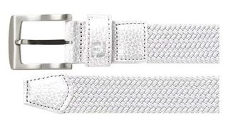 FootJoy Braided damski pasek, biały