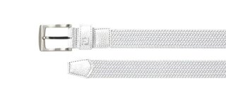 FootJoy Braided damski pasek, biały