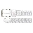 FootJoy Braided damski pasek, biały