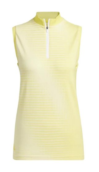 Adidas Primeknit damskie polo, żółte